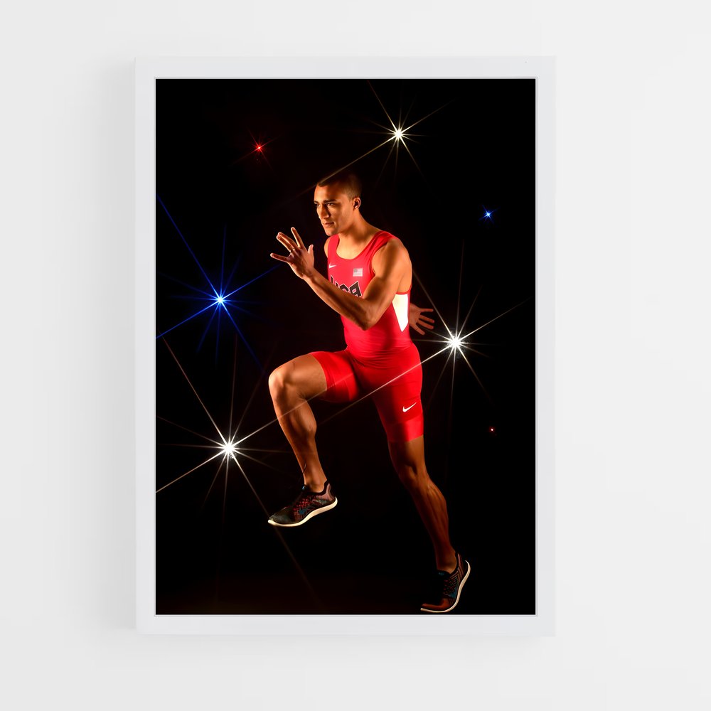 Poster Ashton eaton – affiche Athlétisme (vue 3)